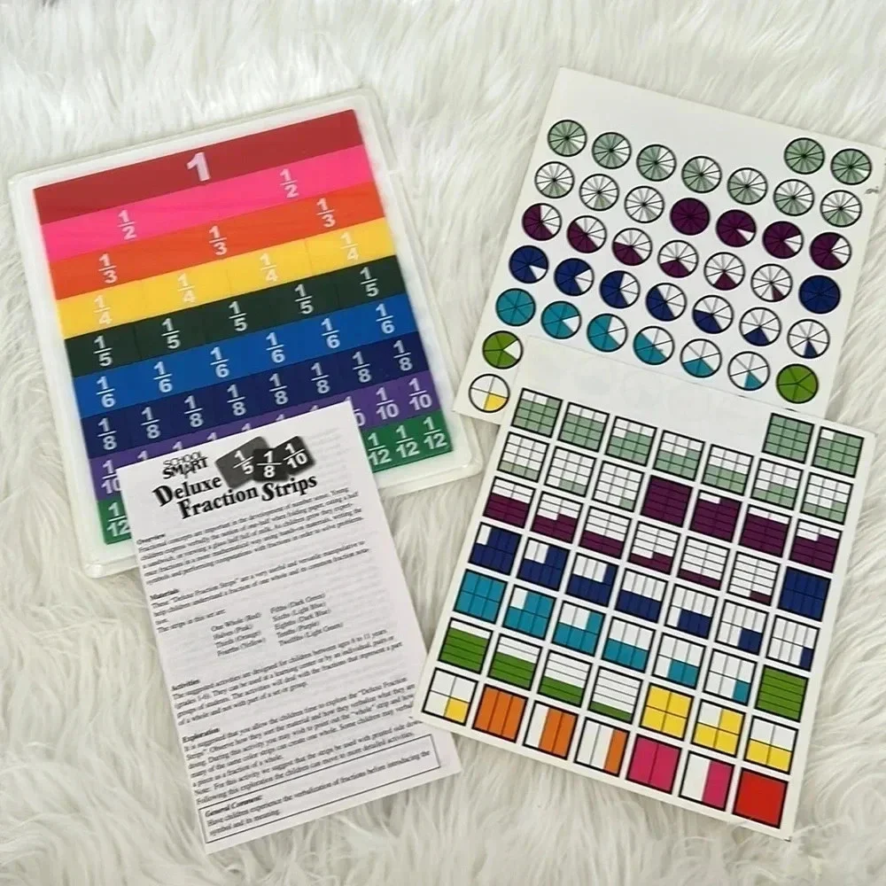 School smart deluxe fraction tiles colors